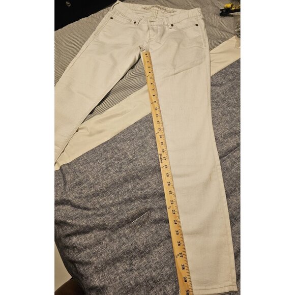 Express Women's Zelda Slim Fit Ultra Low Rise White Jean Legging Size 10 EUC - Picture 14 of 14